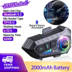 Bluetooth For Motorcycle Helmet