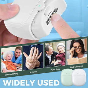 Cortador de Unhas Elétrico, Manicure com Aparo e Polimento Automático