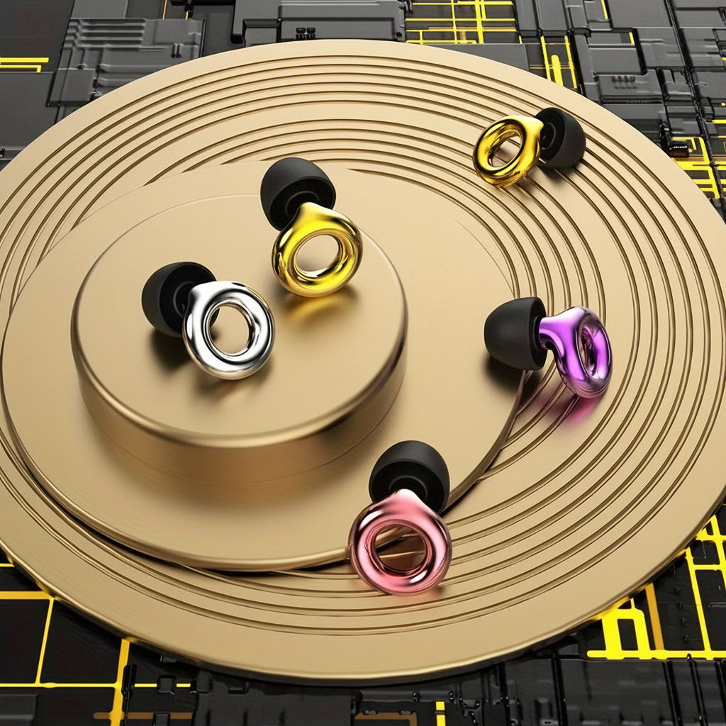Protetores Auriculares de Silicone Reutilizáveis com Cancelamento de Ruído para Dormir