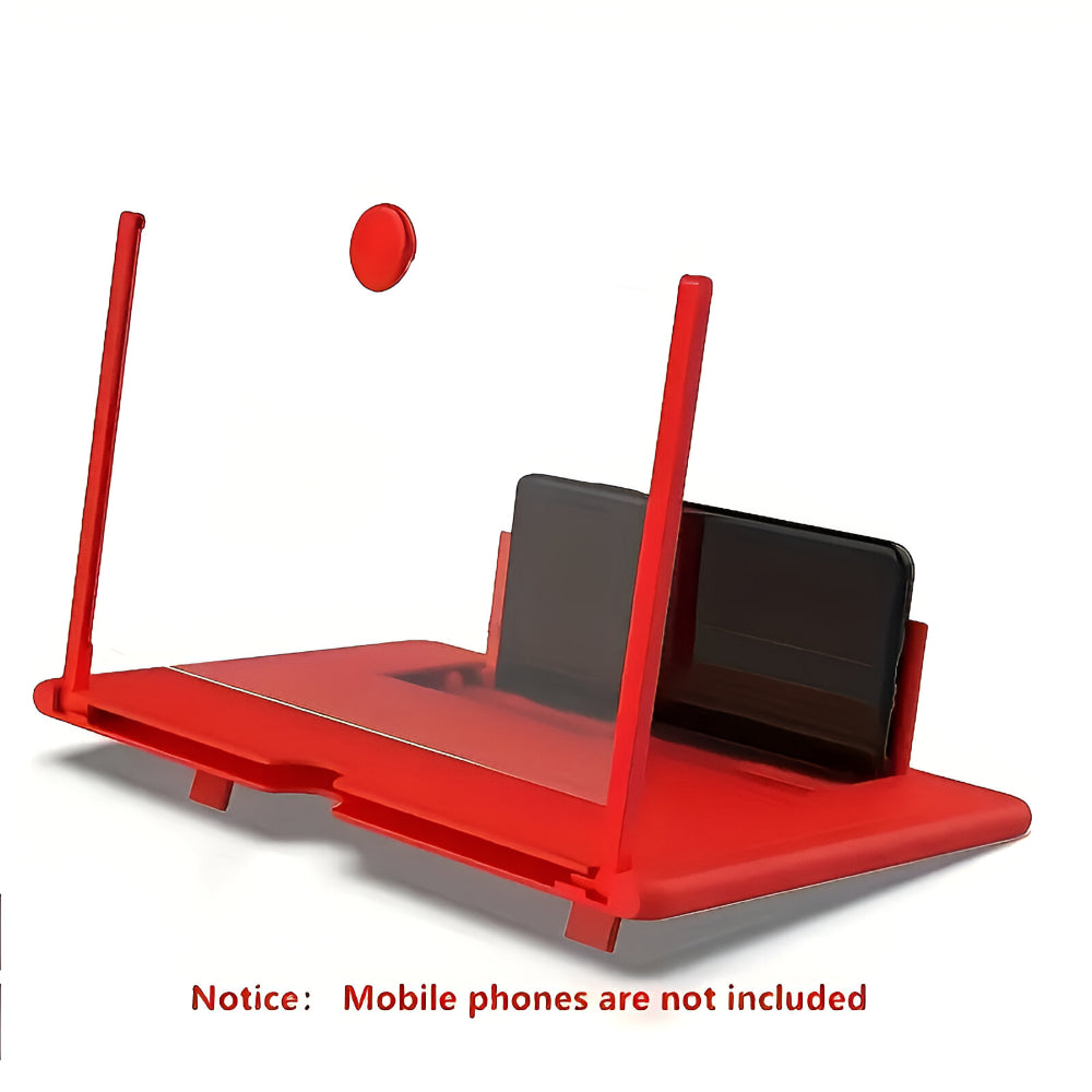 Suporte de Celular com Lupa de Tela Amplificador de Visão Dobrável
