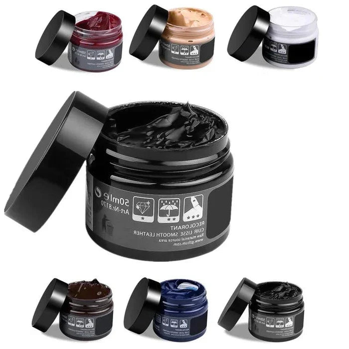 Gel de Reparo de Couro Avançado - Conserte Bancos de Couro, Calçados, Bolsas, Sofás, Móveis