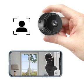 Minicâmera WiFi HD 1080P com Visão Noturna