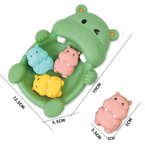 Conjunto de Aventura Divertida para Banho com Brinquedos de Animais Bebês