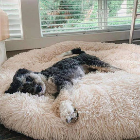 Cama para Cachorro Calmante e Antiestresse de Pelúcia