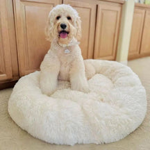 Cama para Cachorro Calmante e Antiestresse de Pelúcia