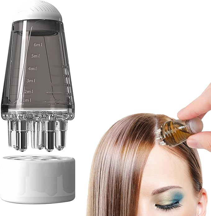 Aplicador de óleo para cabelo