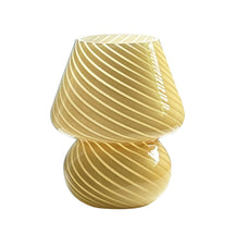Murano-Style Glass Mushroom Lamp | USB Dimmable Table Light