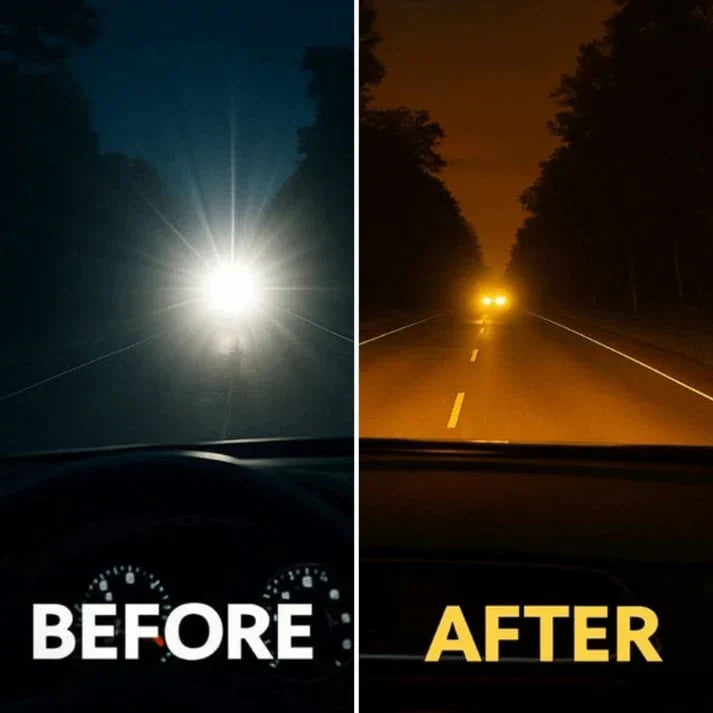 Óculos de Visão Noturna – Lente Amarela Antirreflexo, Sobrepostos e Resistentes a Riscos