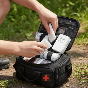 Kit de Sobrevivência de Emergência Ferramentas de Primeiros Socorros Equipamento Portátil Segurança ao Ar Livre