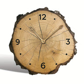 Rustic Wood Slice Wall Clock | Natural Log Design Home Decor