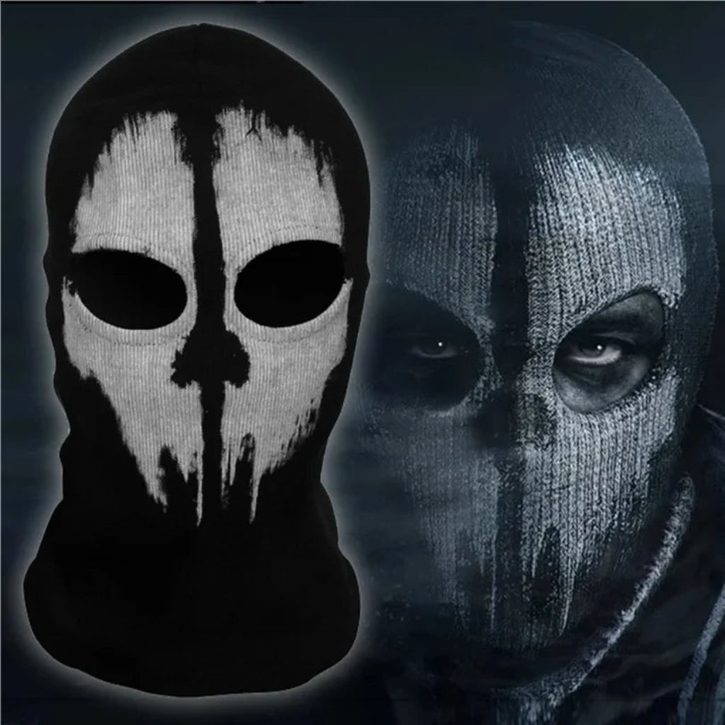 Máscara de Halloween Balaclava Caveira Cobertura Facial Completa