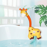 Girafa de Brinquedo para Banho com Jato d'Água, Interativa, Divertida e com Bordas Suaves