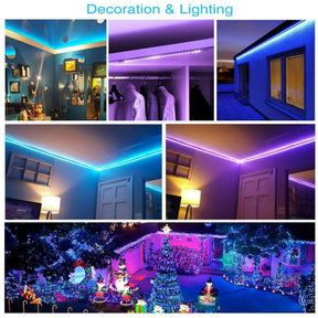 Fita de LED de 32 pés (aprox. 9,7 metros)