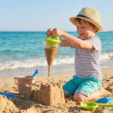 Conjunto de Brinquedos de Areia para Praia Funil de Brincar Criativo