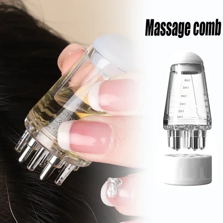 Aplicador de óleo para cabelo