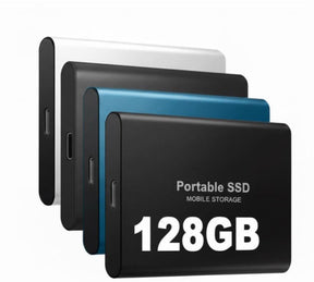 SSD Externo 128GB – USB-C 1050 MB/s Armazenamento Portátil Rápido