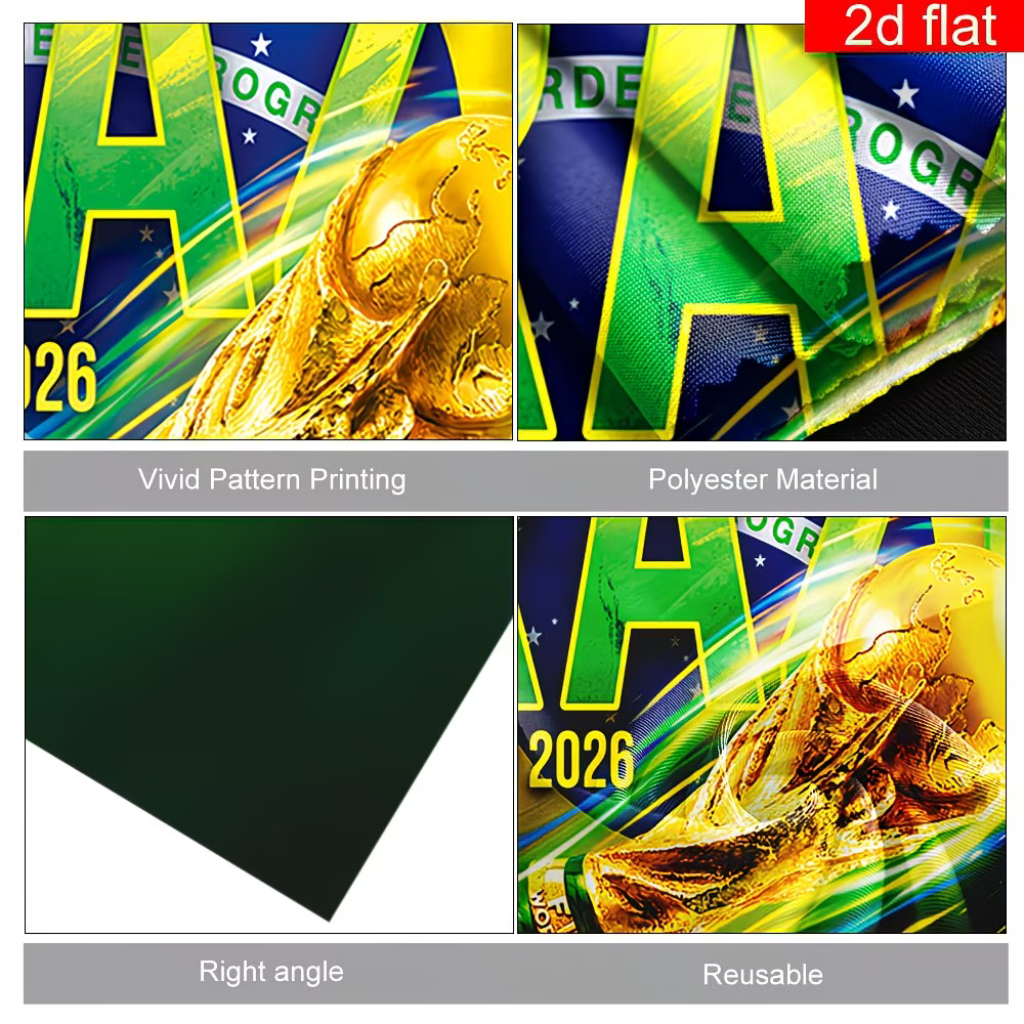 Capa da Bandeira do Brasil para Copa do Mundo - Artigo de Torcedor