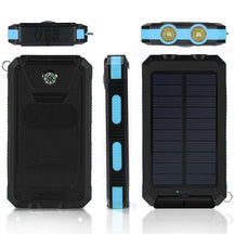 Carregador Solar de 500.000 mAh, Power Bank à Prova d'Água, Bateria Externa