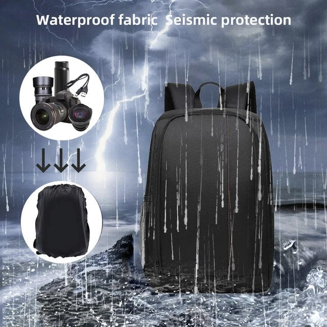 Mochila multifuncional para câmera