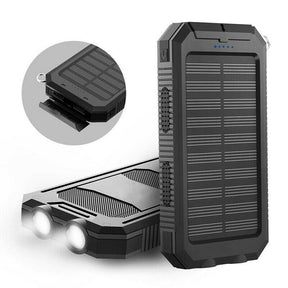Carregador Solar de 500.000 mAh, Power Bank à Prova d'Água, Bateria Externa