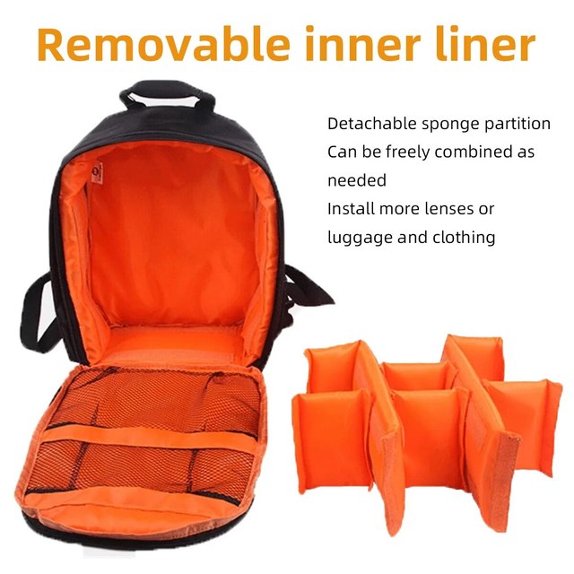 Mochila multifuncional para câmera