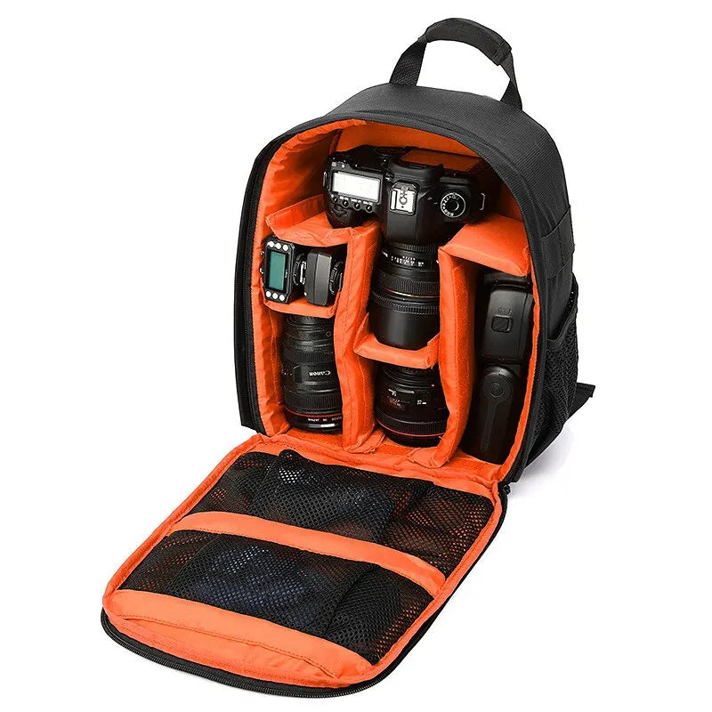 Mochila multifuncional para câmera