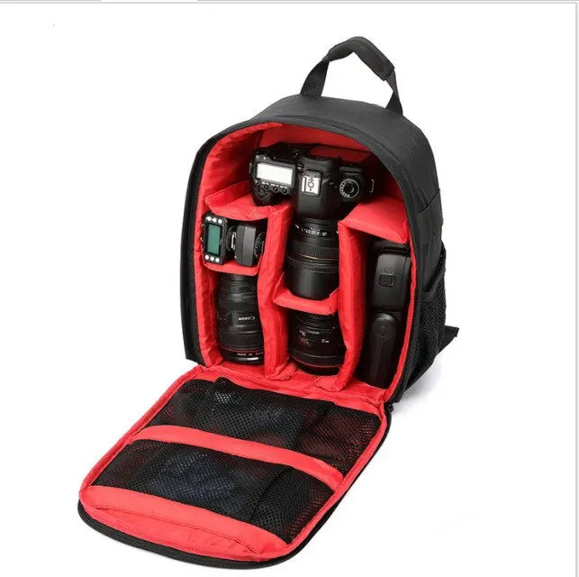 Mochila multifuncional para câmera