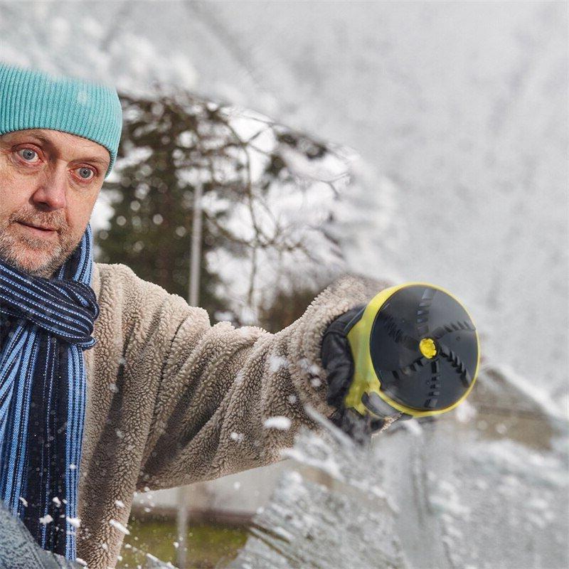 Dispositivo Eletromagnético Anticongelante para Remoção de Neve em Carros - Raspador de Gelo Elétrico Recarregável via USB