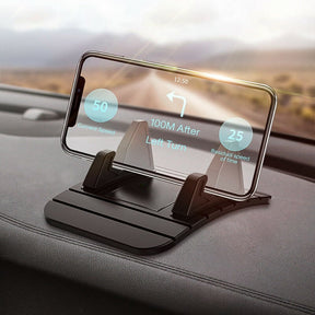 Suporte Veicular para Celular com Fixação no Painel e Design Ajustável