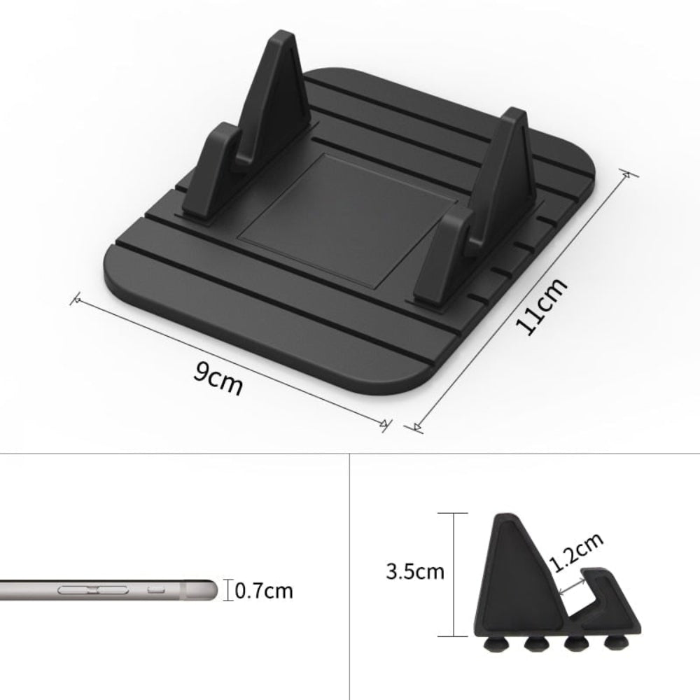 Suporte Veicular para Celular com Fixação no Painel e Design Ajustável