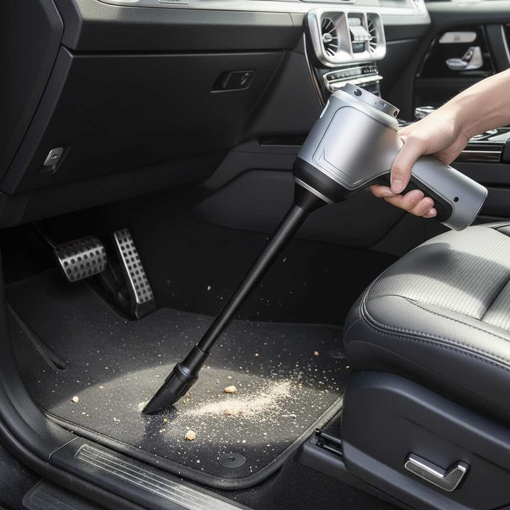 Aspirador de Pó Automotivo Portátil Sem Fio