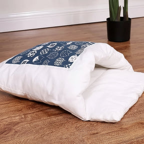 Cama para Gato Saco de Dormir para Pet Design de Caverna Aconchegante para Ambientes Internos