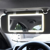 Espelho de Vaidade com LED para Para-sol de Carro