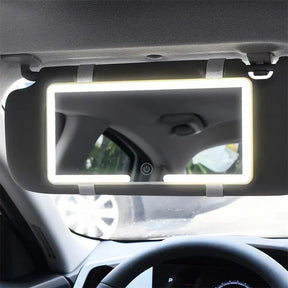 Espelho de Vaidade com LED para Para-sol de Carro