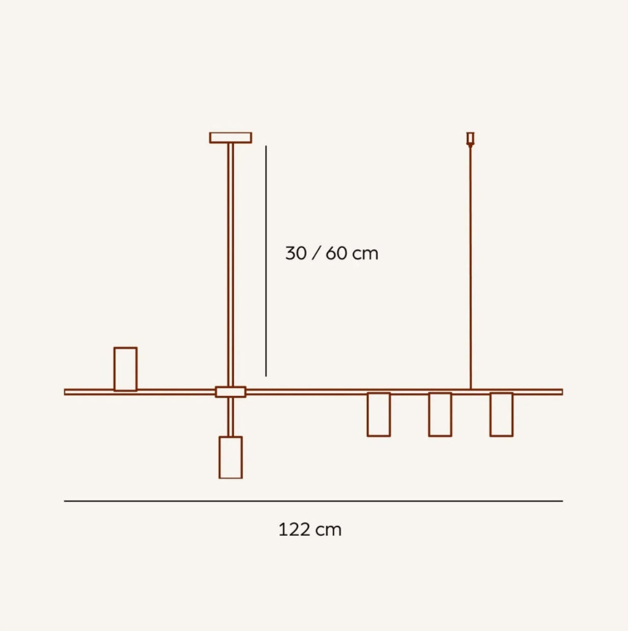 Luminária de Teto Pendente Design Moderno