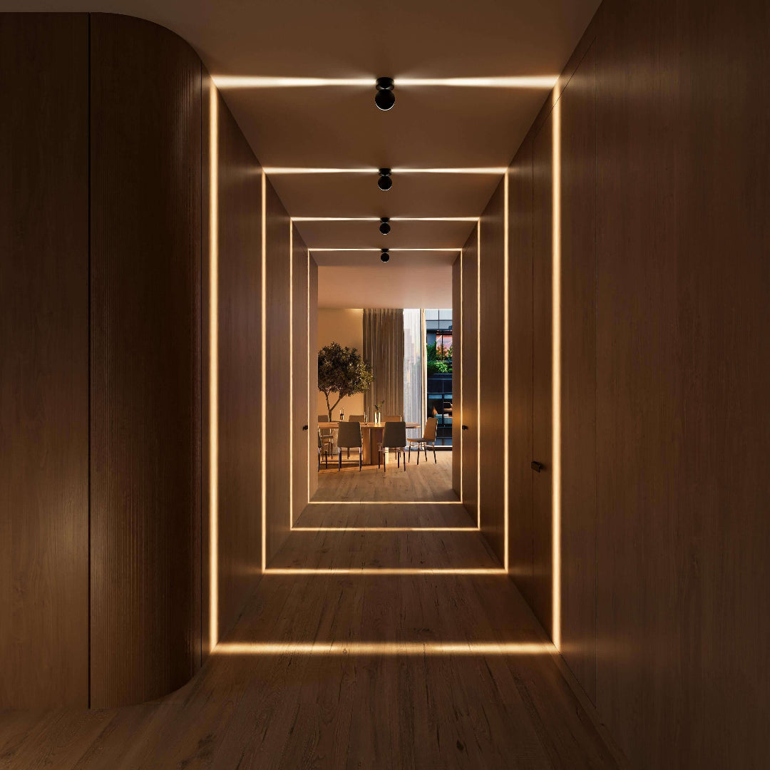 Luminária de Embutir para Teto com Design Moderno de Iluminação Interna