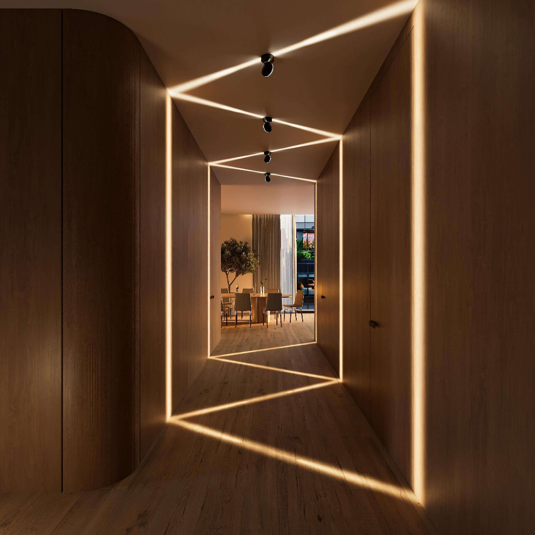 Luminária de Embutir para Teto com Design Moderno de Iluminação Interna