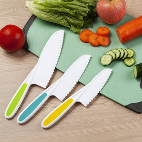 Conjunto de Cozinha Infantil com Utensílios de Corte Seguros
