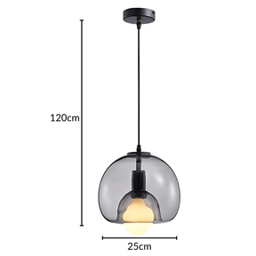 Clyde Glass Pendant Light | Modern Handblown Elegance