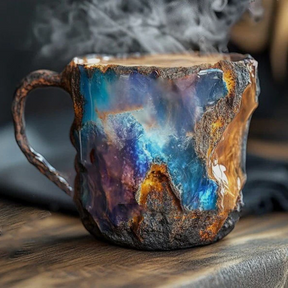 Coffee Mug Geode Style Novelty Tea Cup Drinkware