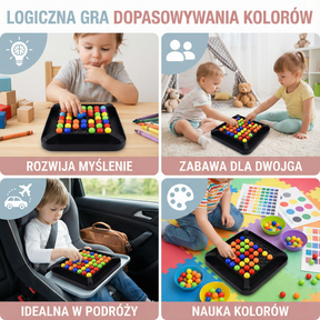 Jogo de Combinação de Cores Jogo de Tabuleiro Familiar Brinquedo Educativo