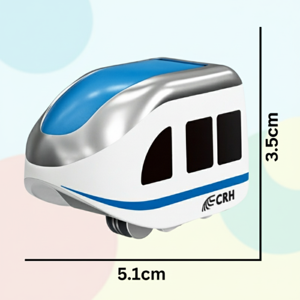 Conjunto de Trem Elétrico de Brincar de Construção com Sistema de Trilhos Magnéticos