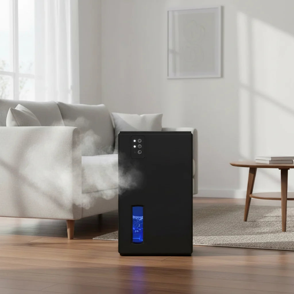 Desumidificador de Porão Compacto Silencioso Digital para Casa