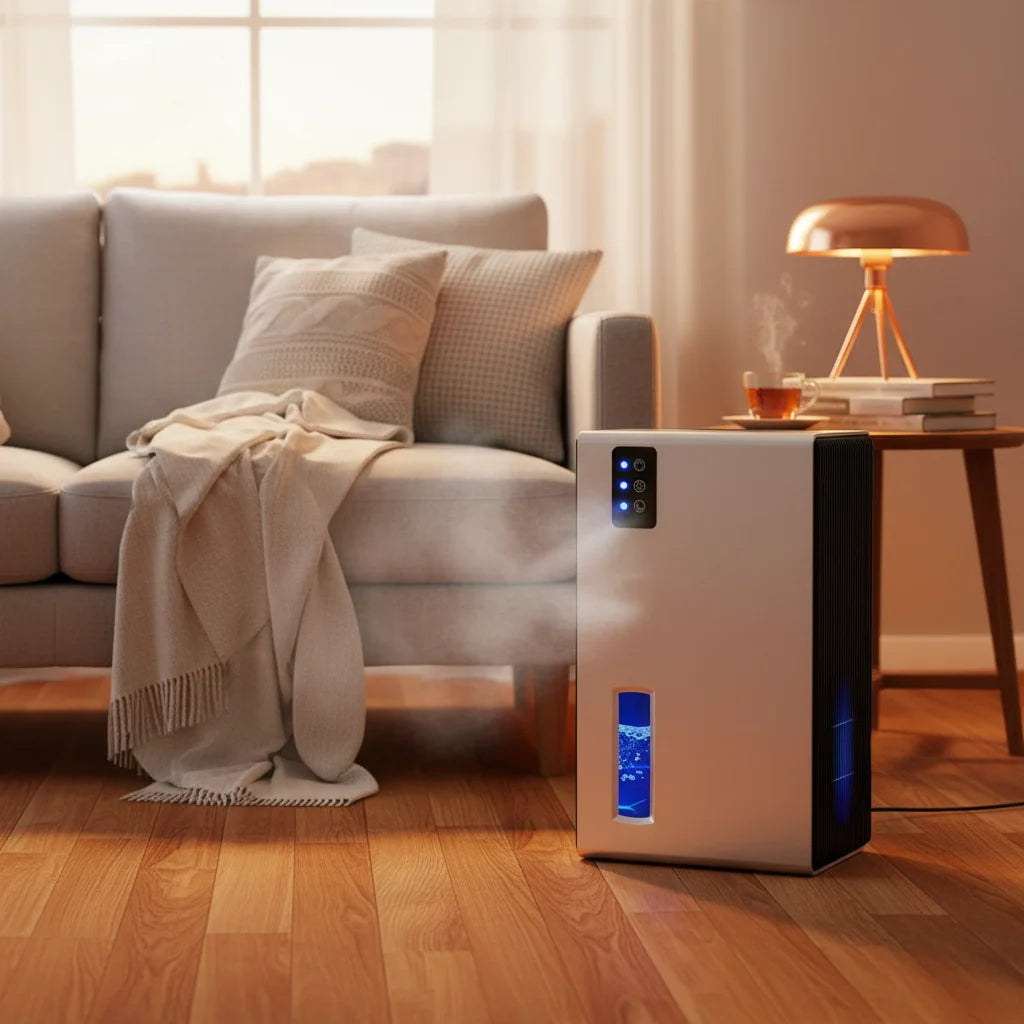 Desumidificador de Porão Compacto Silencioso Digital para Casa
