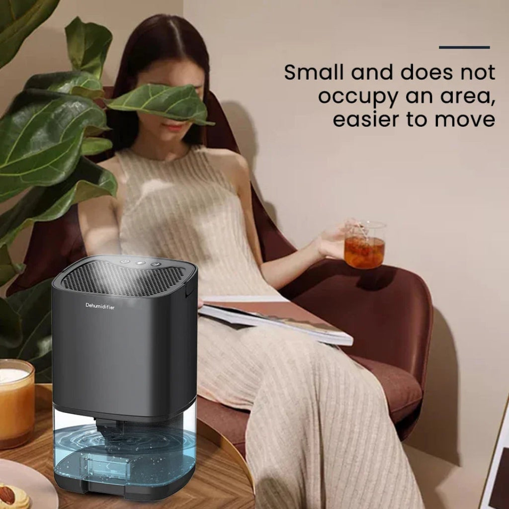 Desumidificador Portátil Compacto com Luz Noturna Relaxante