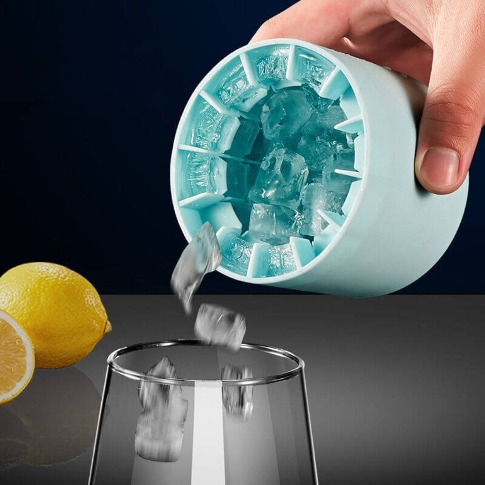 Copo de Gelo Portátil de Silicone Fácil de Usar