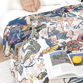 Cooling Sofa Throw Blanket Floral Boho