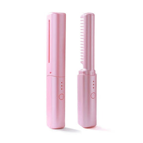 Prancha de Cabelo Portátil Sem Fio Mini para Viagem