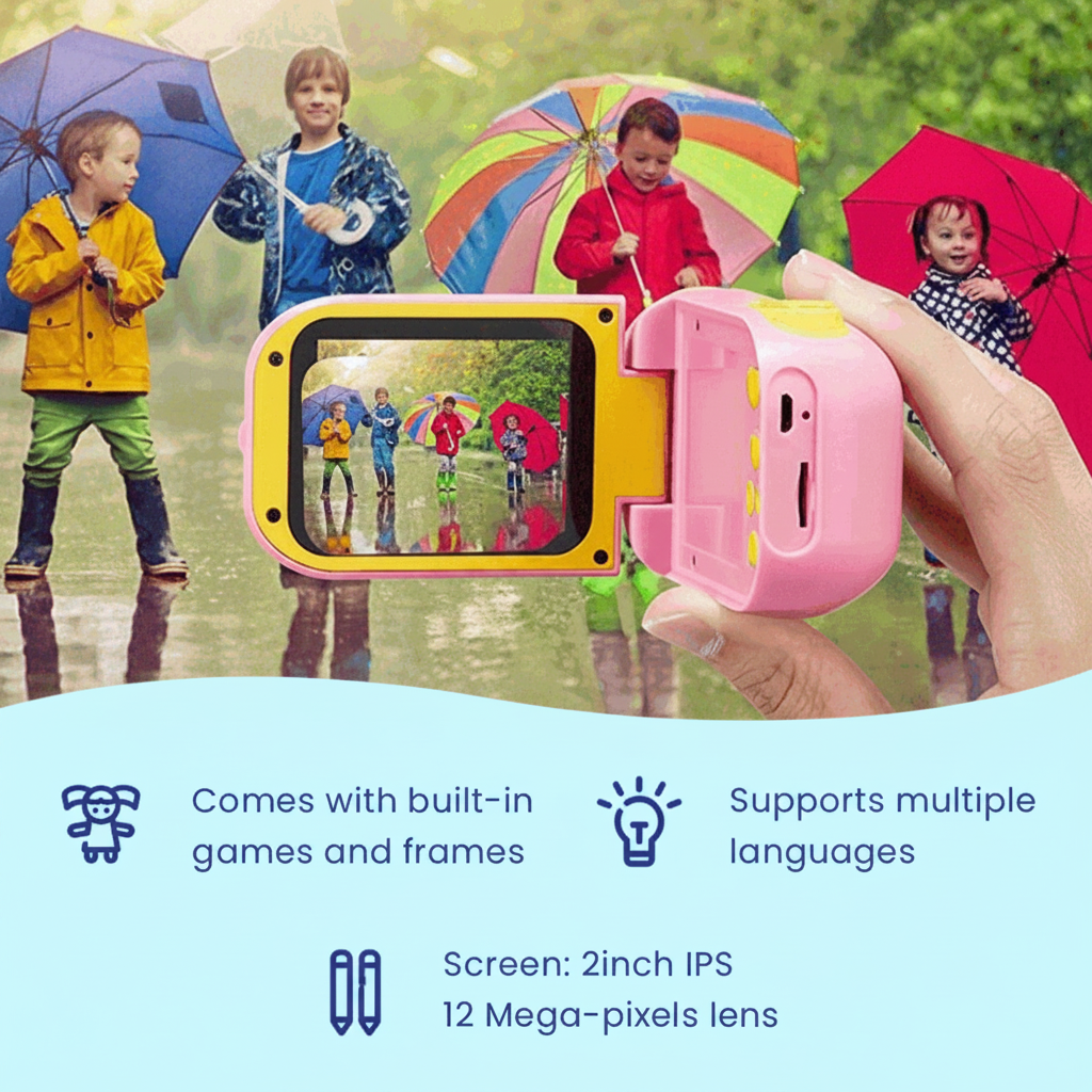 Câmera Digital Criativa Infantil Brinquedo Educativo Filmadora