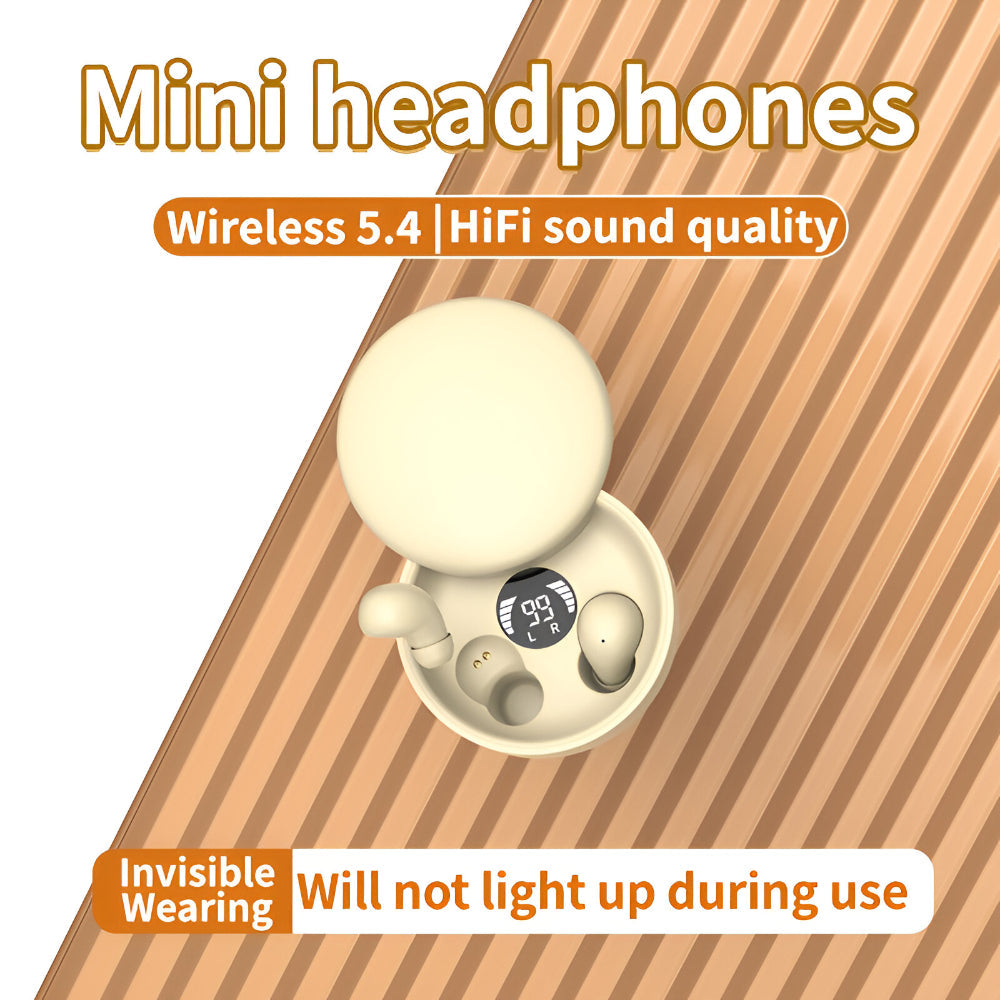 Mini Fones de Ouvido Sem Fio Intra-auriculares com Controle de Toque e Recarregáveis